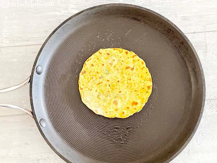 Step 29 – Flip over and cook the other side.