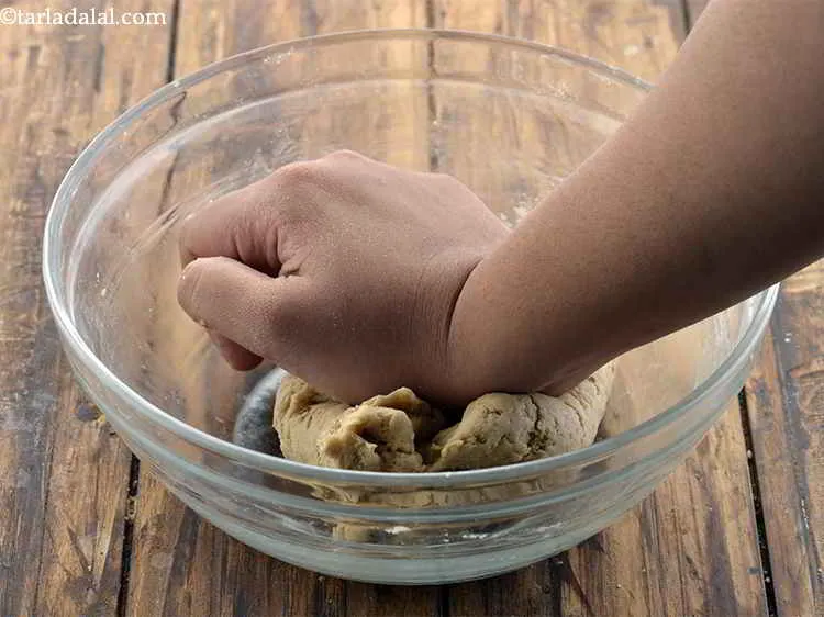 Step 7 – Knead into a soft dough.