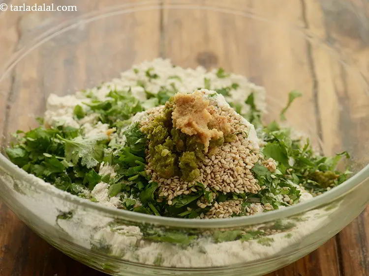 Step 12 – Add ginger-green chili paste. You can tweak the quantity as per your taste preferences.