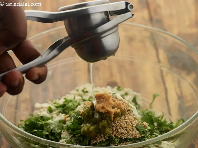 Step 13 – Add lemon juice for a tangy hint.