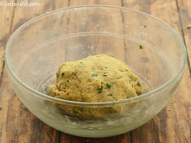 Step 17 – Combine all the ingredients and knead into a semi-stiff dough. (Using 4 tbsp of water …