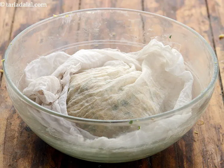 Step 18 – Cover with a wet muslin cloth and keep aside for 5 minutes.