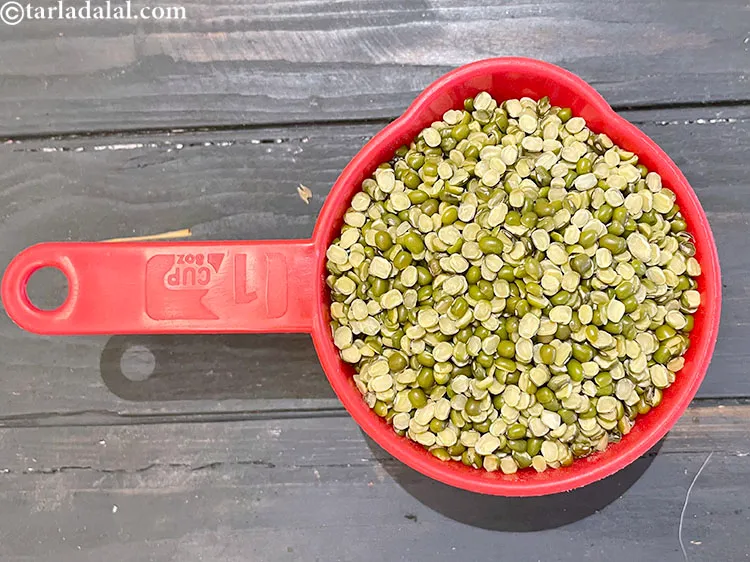 Step 3 – This is what moong dal looks like.