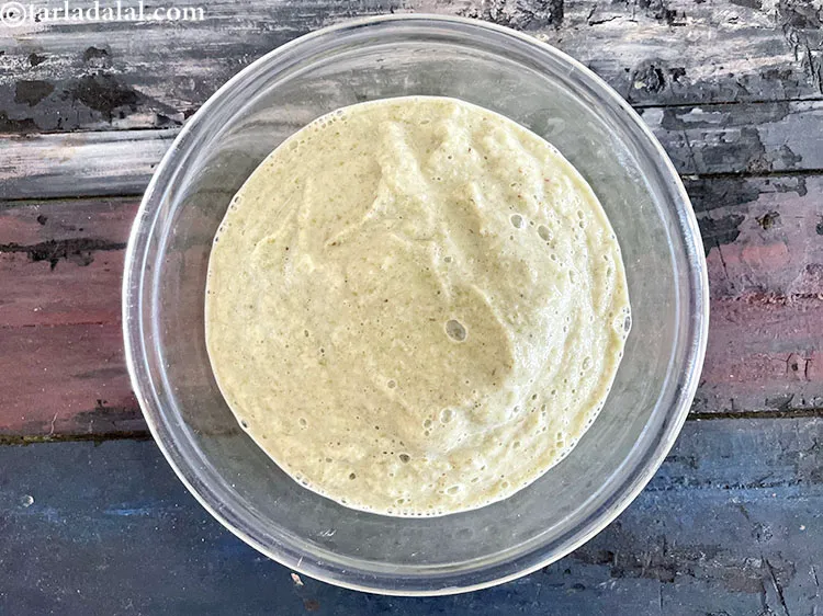 Step 18 – Transfer the paste into a bowl.