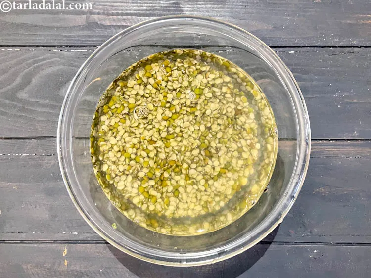 Step 5 – We have cleaned the moong dal.