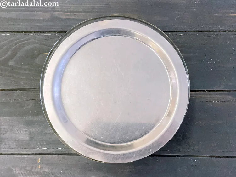 Step 6 – Cover and soak for 3 to 4 hours.