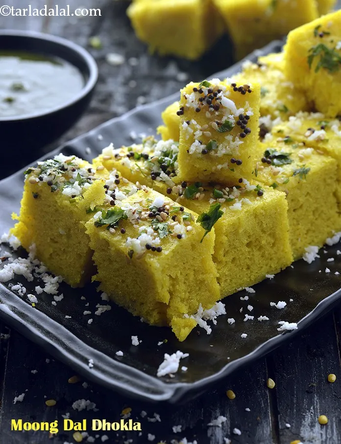 Step 16 – Like&nbsp;<strong>Rava Dhokla ( Suji Dhokla)&nbsp;</strong>then you may like moong dal dhokla. See detailed <a href="https://www.tarladalal.com/Moong-Dal-Dhokla-2874r">recipe …
