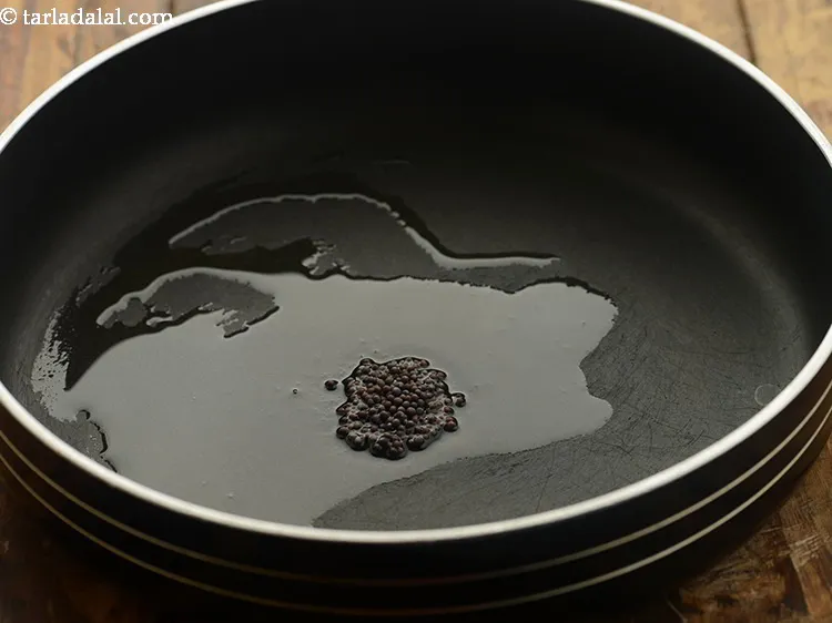 Step 17 – Add mustard seeds.