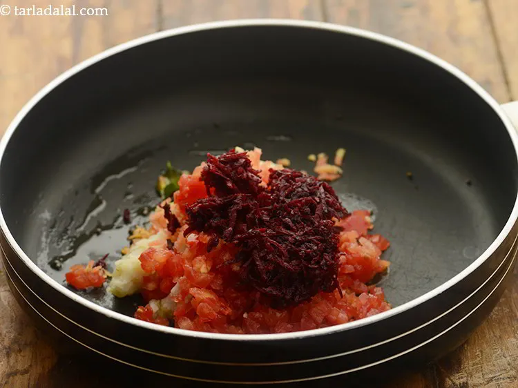 Step 24 – Add some grated beetroot as well.