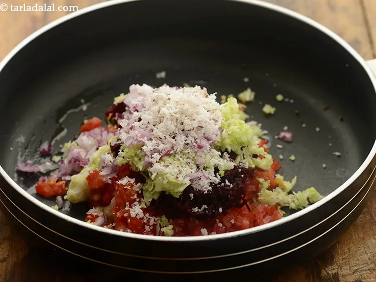 Step 27 – Add freshly grated coconut. You can avoid this if you wish to.