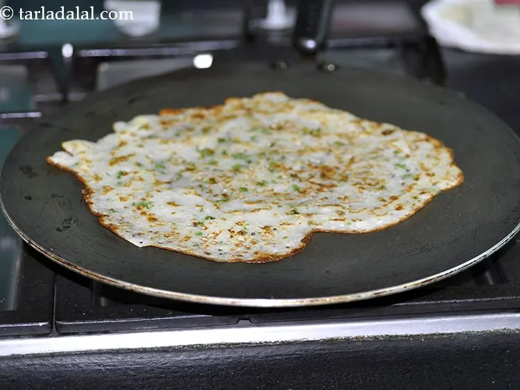 Step 36 – Turn over and cook on another side till it turns light brown in colour.