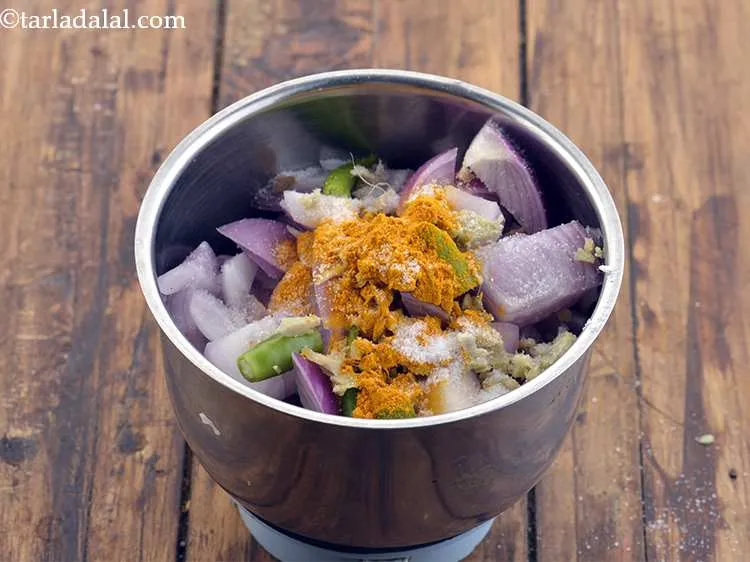 Step 30 – Add turmeric powder for a bright colour. Also, add salt to taste.