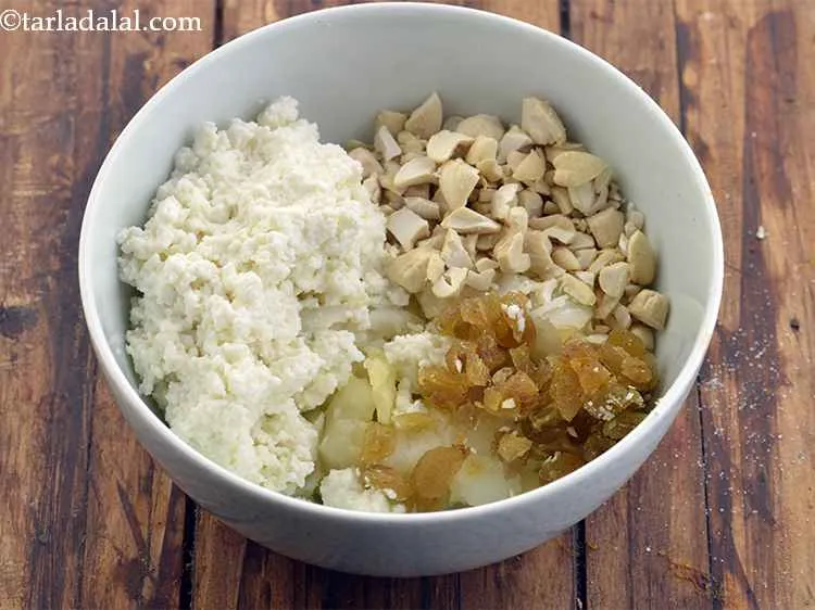 Step 16 – Add the chopped raisins for a hint of sweetness.