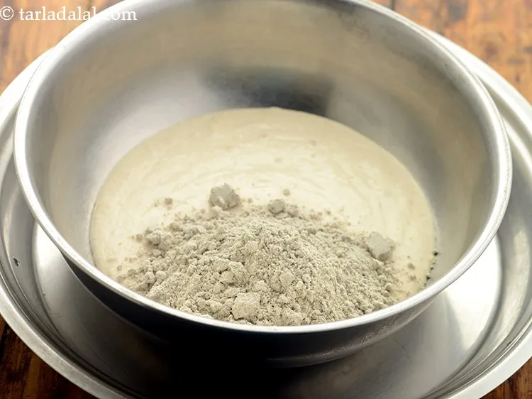 Step 37 – Then add other millet flours. First add 1/2 cup&nbsp;<a href="https://www.tarladalal.com/glossary-bajra-flour-bajra-ka-atta-bajre-ka-atta-176i">bajra (black millet) flour</a>.&nbsp;<a href="https://www.tarladalal.com/recipes-using-bajra-flour-176">Bajra flour</a>&nbsp;is&nbsp;<a …
