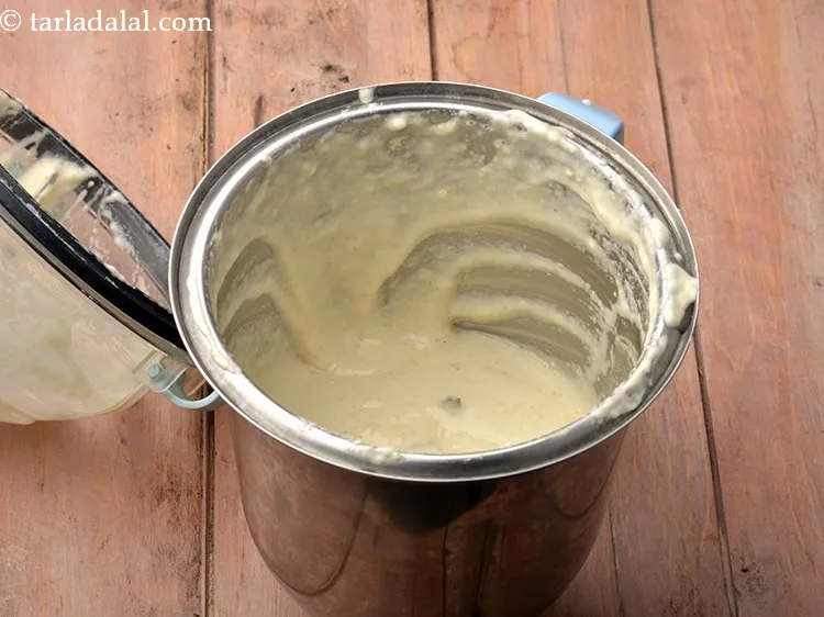 Step 35 – Transfer the mixture into a mixer jar and blend till smooth using approx. &frac34; cup …