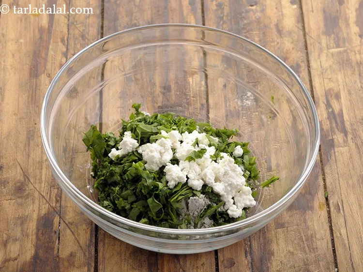 Step 13 – Add small quantity of fresh grated paneer too. If you wish you can replace it …