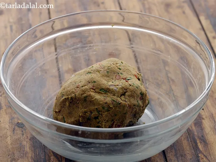 Step 15 – Knead into a soft dough using approx. 5 tbsp of water.