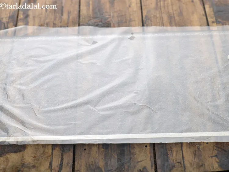 Step 17 – Take 1 plastic sheet.