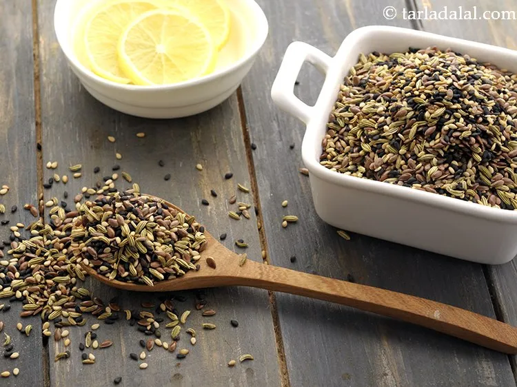 Step 19 – <div> Cool completely and serve<strong> multiseed mukhwas</strong> to family members and friends after lunch or …