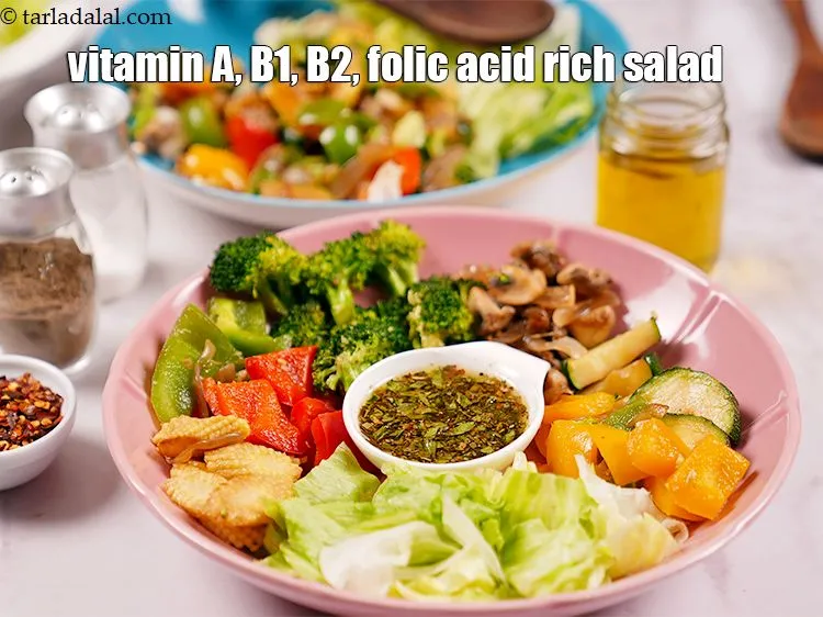 Step 34 – <strong>vitamin A, B1, B2, folic acid rich salad </strong>
