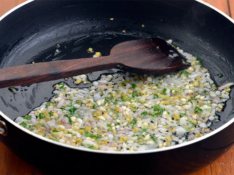 Step 26 – Add the onions and saut? everything on a medium flame for 1 minute. You can …