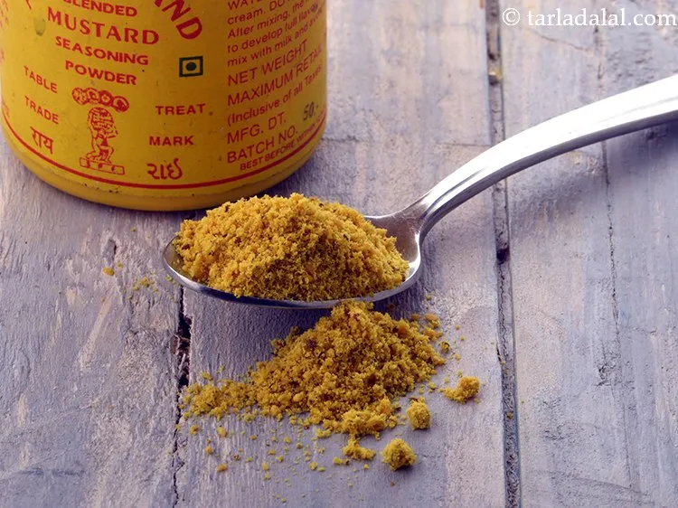 Step 26 – Add 1/4 tsp&nbsp;<a href="https://www.tarladalal.com/glossary-mustard-powder-rai-powder-sarson-powder-powdered-sarson-526i">mustard (rai / sarson) powder</a>.