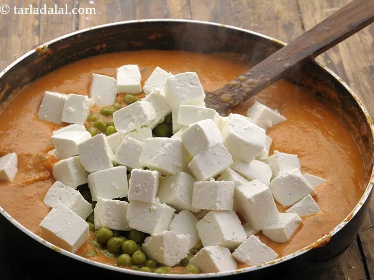 Step 28 – Add paneer. Vegans can make use of tofu instead of paneer. If you like crunchy …