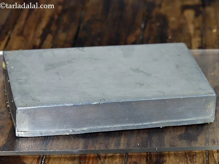 Step 22 – After an hour, loosen the edges of&nbsp;<b><span style="font-size: 12pt; font-family: &quot;Times New Roman&quot;, serif;">Mysore pak&nbsp;|&nbsp;soft …