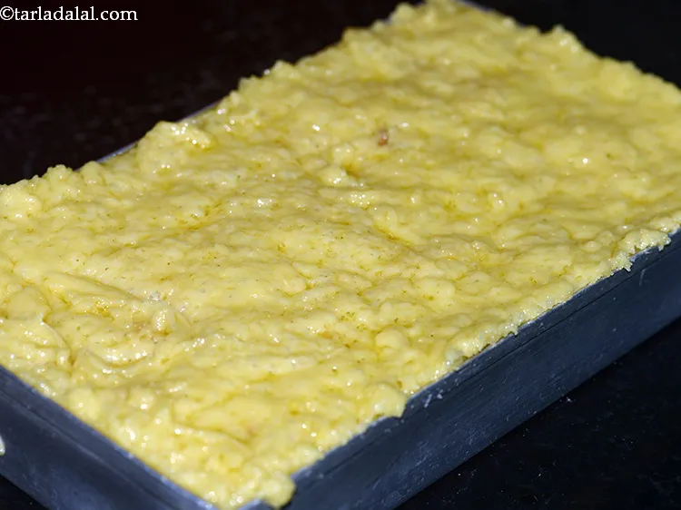 Step 19 – Then leave it aside to rest for approx. 5 minutes so that it cools down …