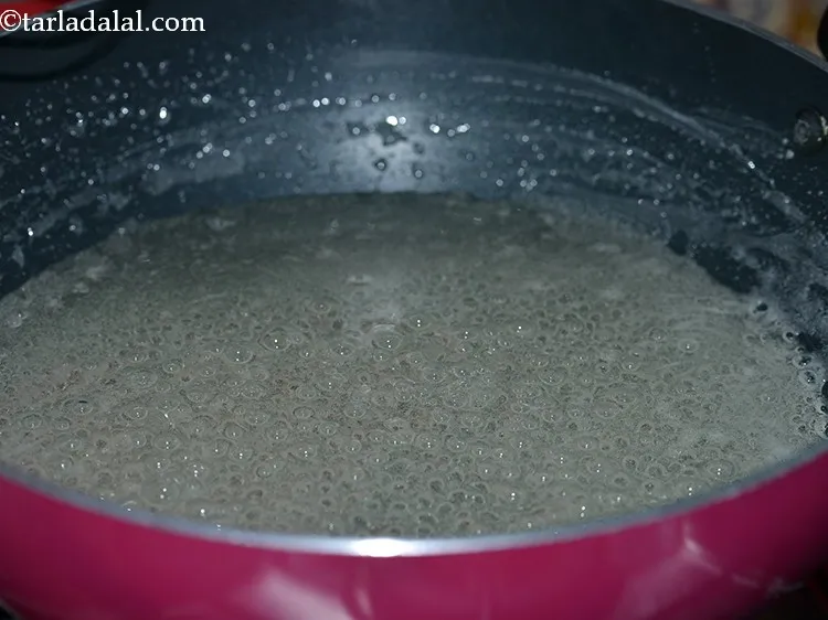 Step 9 – Cook on a medium flame and keep stirring continuously. This is for the sugar to …
