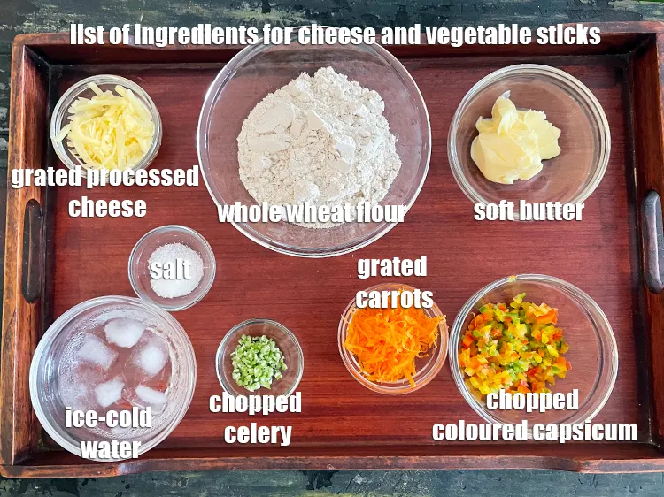 Step 2 – <strong>what is cheese and vegetable sticks made of ? cheese and vegetable strips</strong>&nbsp;is made from …
