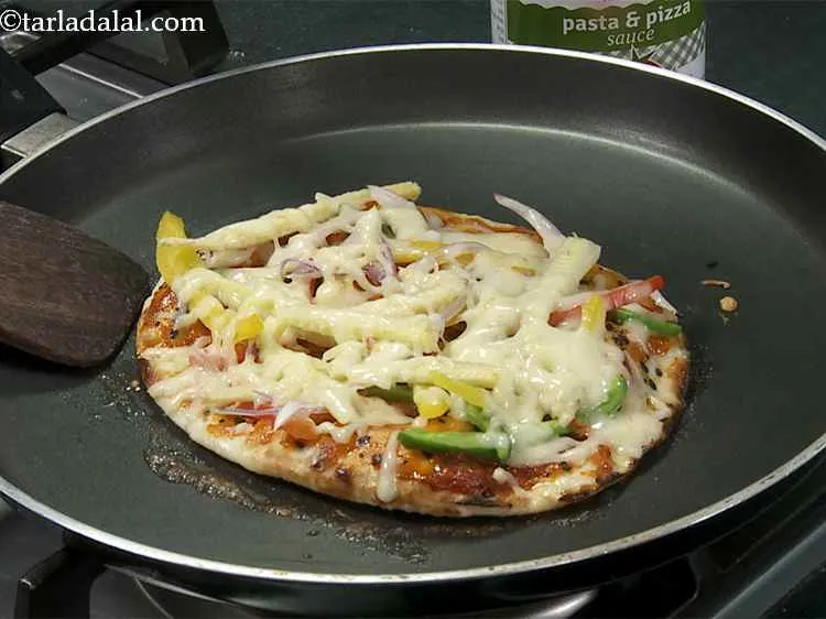 Step 24 – Repeat steps 1 to 7 to make 2 more&nbsp;<strong>Indian naan pizza | veg naan pizza …