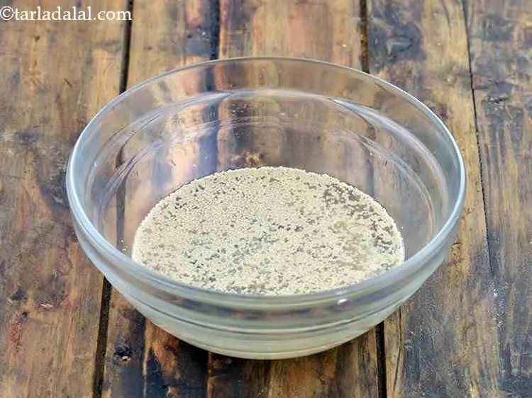 Step 2 – Add the dry yeast to it. Allow it to rest undisturbed. We have a video …