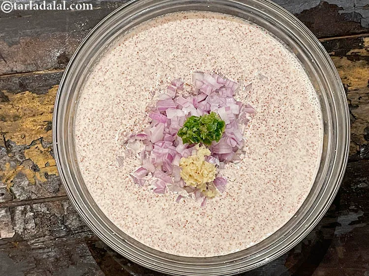 Step 13 – Add&nbsp;<meta charset="UTF-8" />1/2 tsp&nbsp;<a href="glossary-ginger-paste-adrak-ki-paste-457i">ginger (adrak) paste</a>.&nbsp;