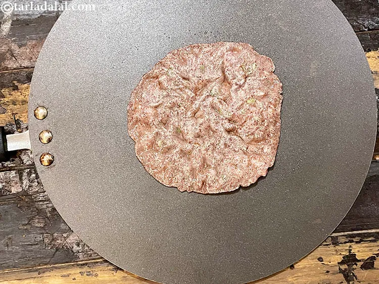 Step 20 – Cook it using one-eighth tsp of oil till it turns golden brown in colour from …