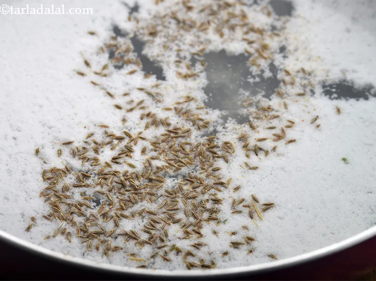 Step 5 – Once the water starts boiling, add the cumin seeds. Also, you can toss in some …