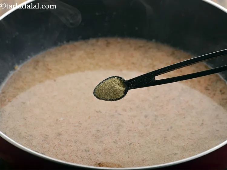 Step 7 – Add asafoetida.