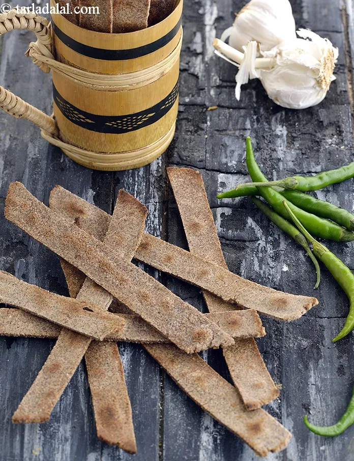 Step 12 – Serve <strong>nachni nimki recipe | Indian ragi nimki | healthy Bengali wheat flour and ragi …