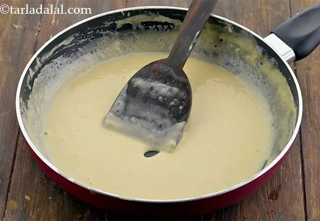 Step 15 – Also and the salt and mix well. Keep aside. As the cheese is already salty, …