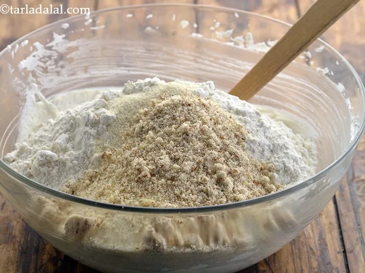 Step 11 – Add the powdered almonds.