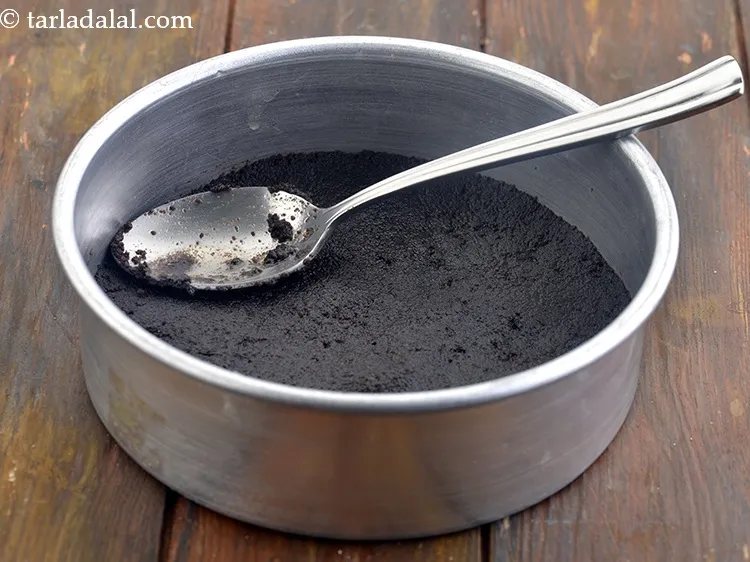 Step 6 – Take a 175 mm. (7&quot;) loose bottomed cake tin pour the mixture at the base. …