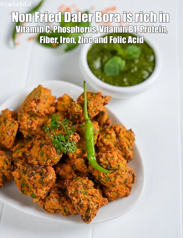 Step 29 – <strong>Non Fried Daler Bora&nbsp;is rich in below macronutrients, vitamins and minerals given in descending&nbsp;order (highest …