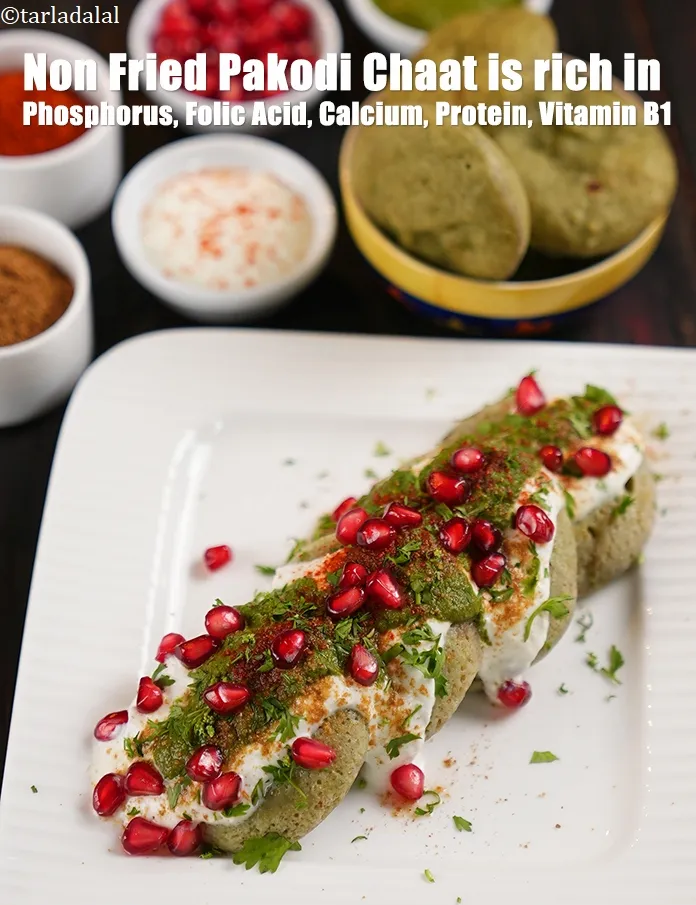 Step 37 – <strong>Non Fried Pakodi Chaat&nbsp;is rich in below macronutrients, vitamins and minerals given in descending&nbsp;order (highest …