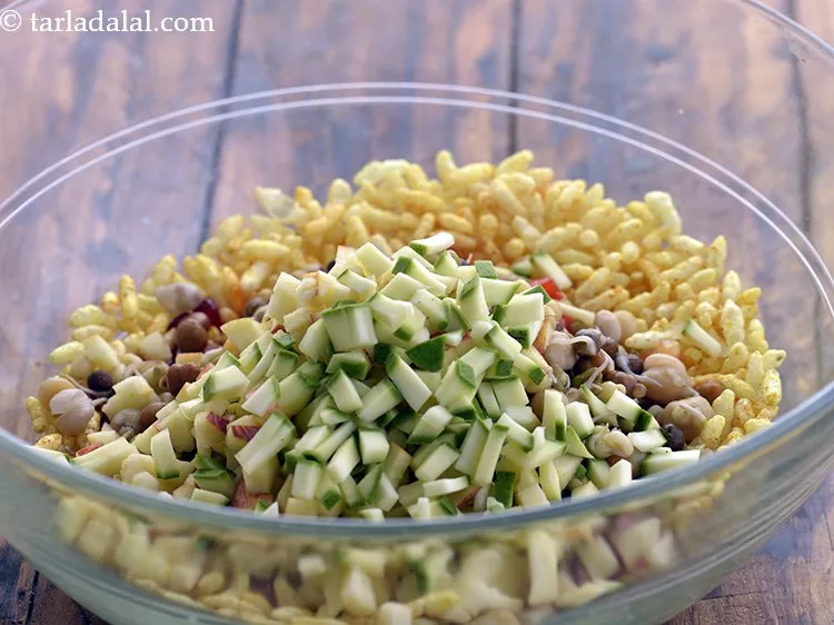 Step 17 – Add chopped raw mango. These are optional. If in season, do add them.