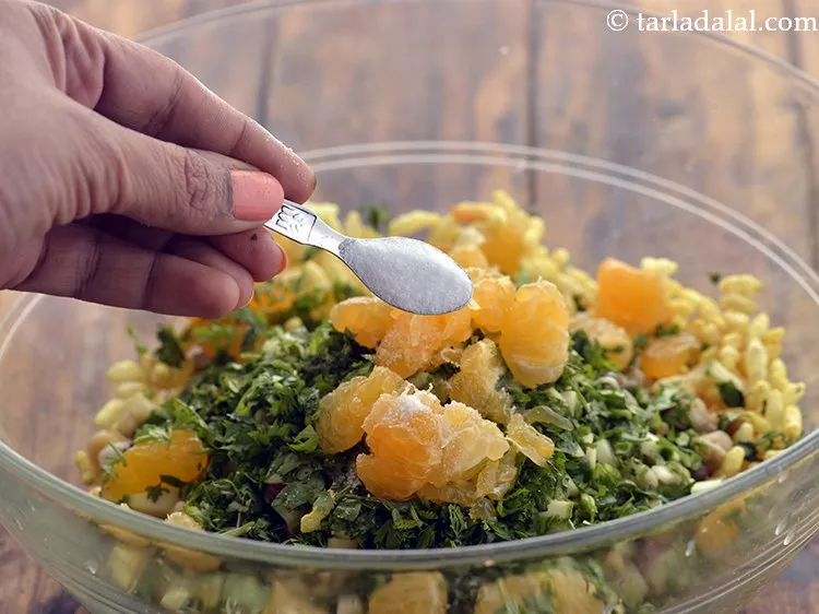 Step 21 – Sprinkle salt to taste. Don&#39;t add too much as we have already added black salt.