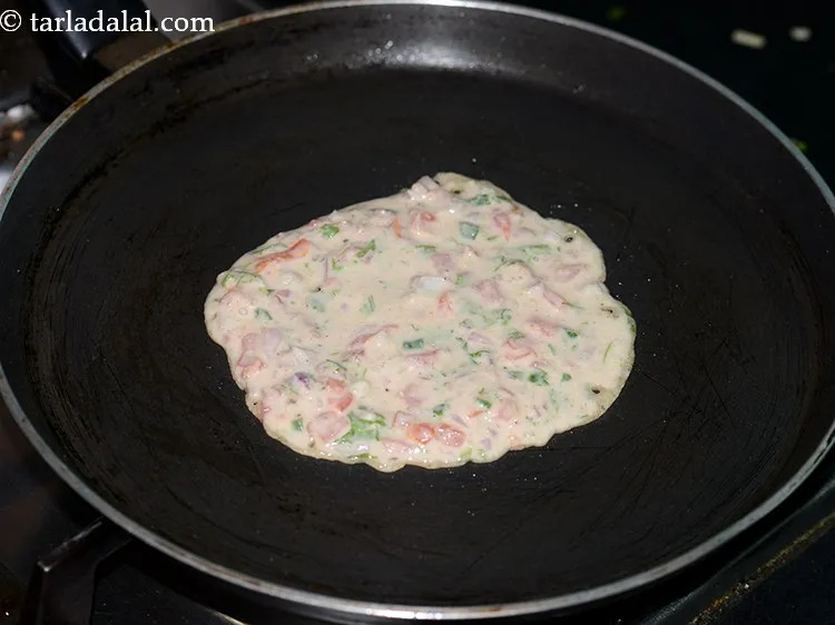 स्टेप 13 – इसे गोल घुमाते हुए १२५ मिमी (५&quot;) व्यास का चीला …