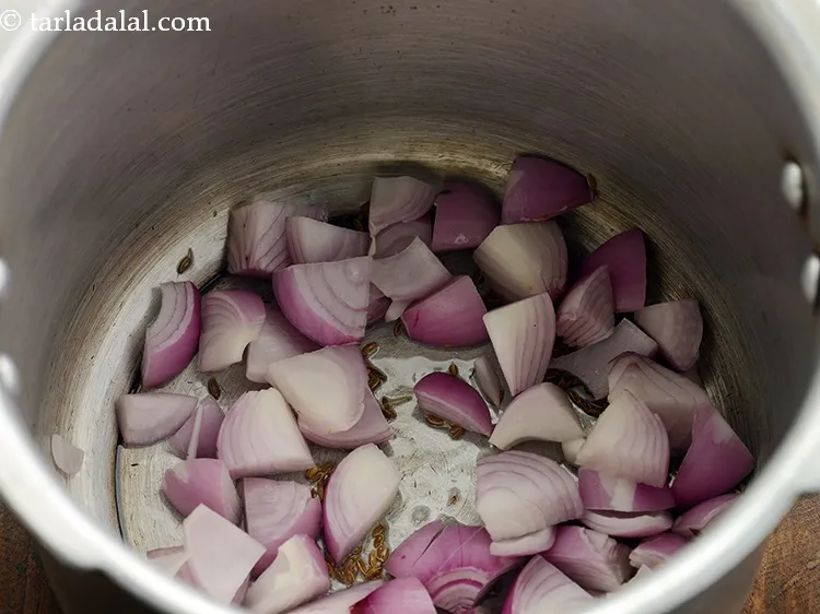 Step 6 – Add the onions.