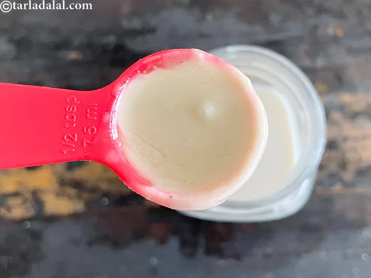 Step 12 – Add&nbsp;<meta charset="UTF-8" />1 tbsp&nbsp;<a href="glossary-peanut-butter-235i">peanut butter</a>.