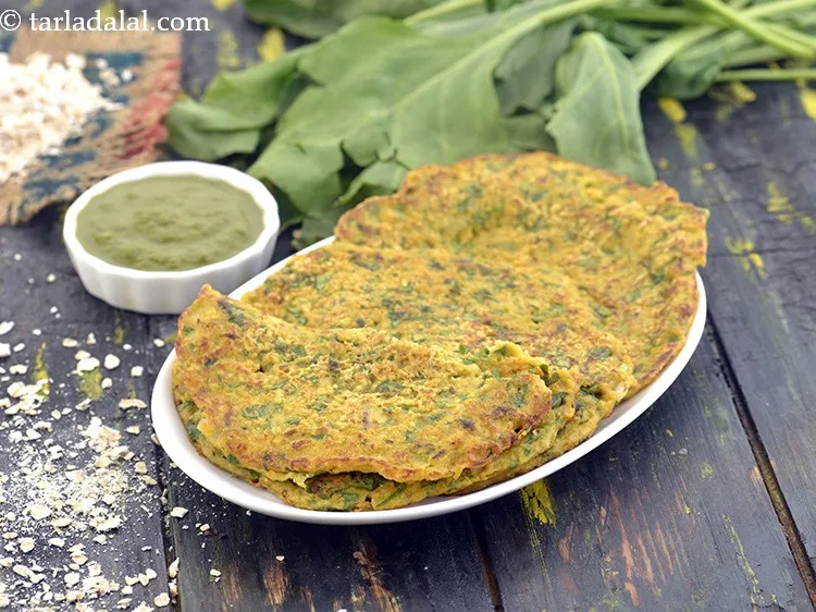 Step 40 – Serve <strong>oats adai recipe | oats spinach pancake | healthy oats recipe for weight loss …