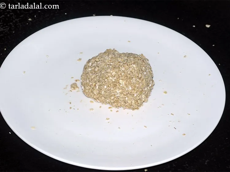 Step 25 – The mixture should bind well like this finally.